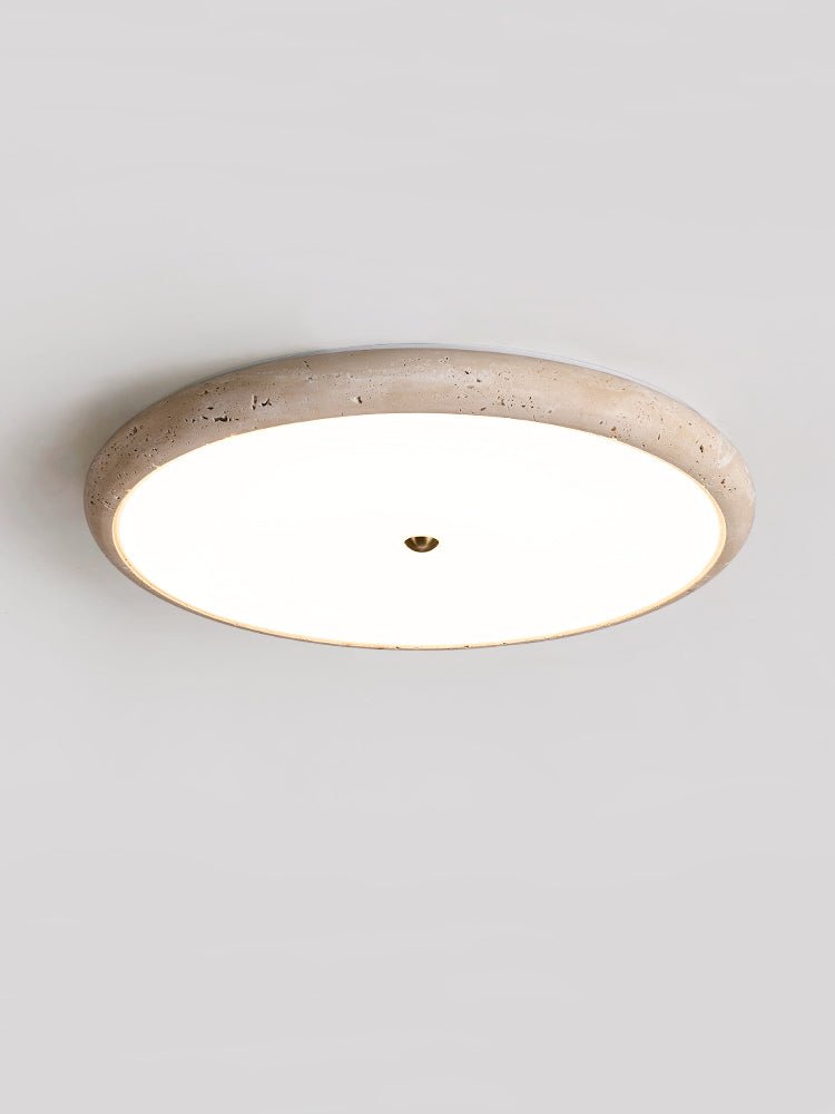 Taveria travertin Halo plafondlamp