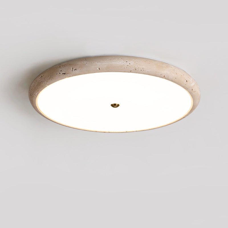 Taveria travertin Halo plafondlamp
