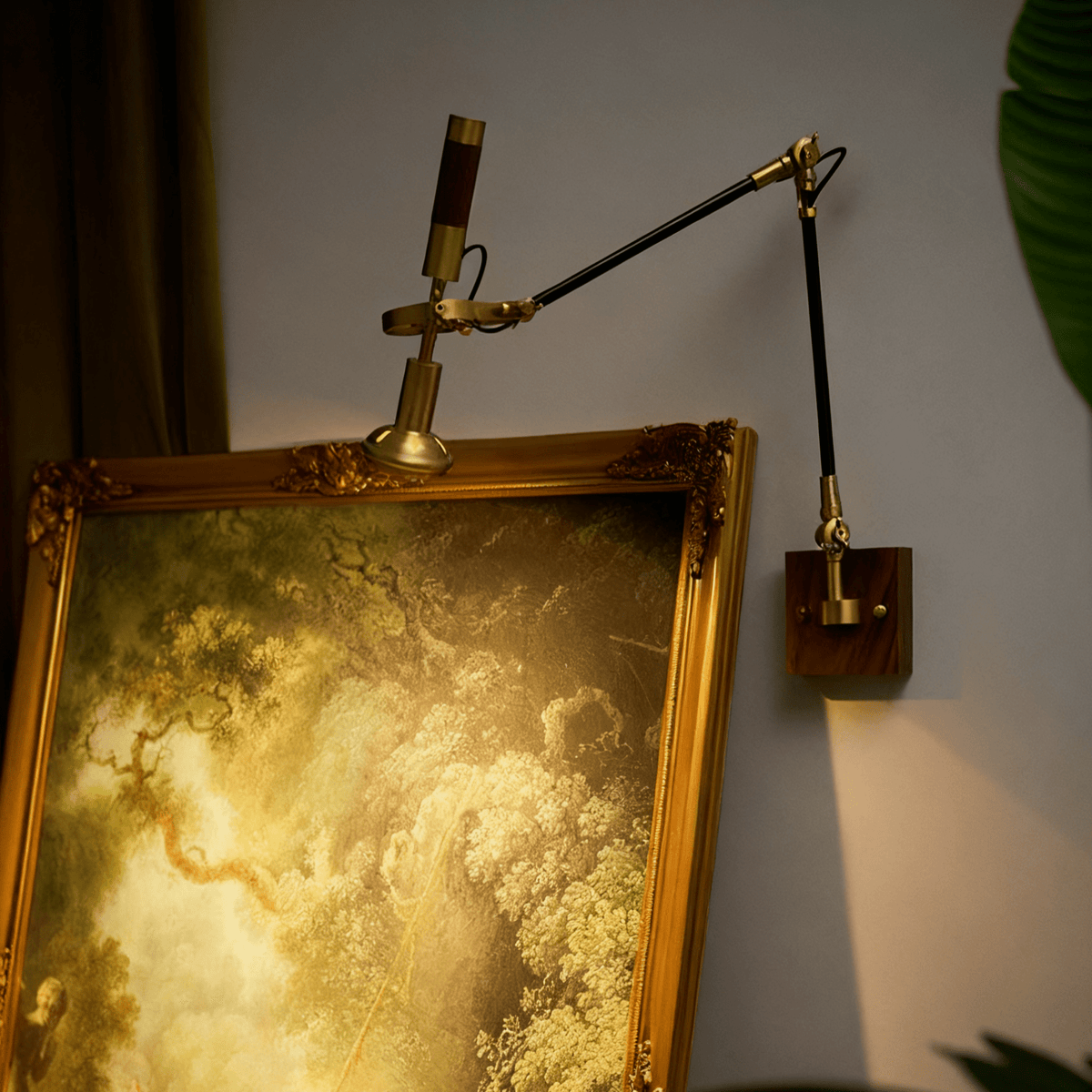 Liravo houten wandlamp