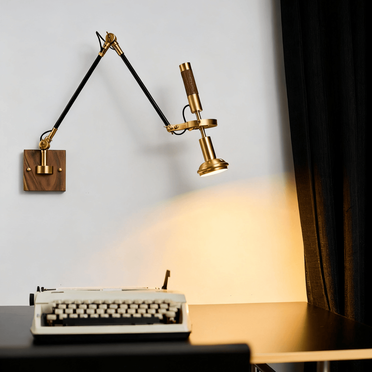 Liravo houten wandlamp