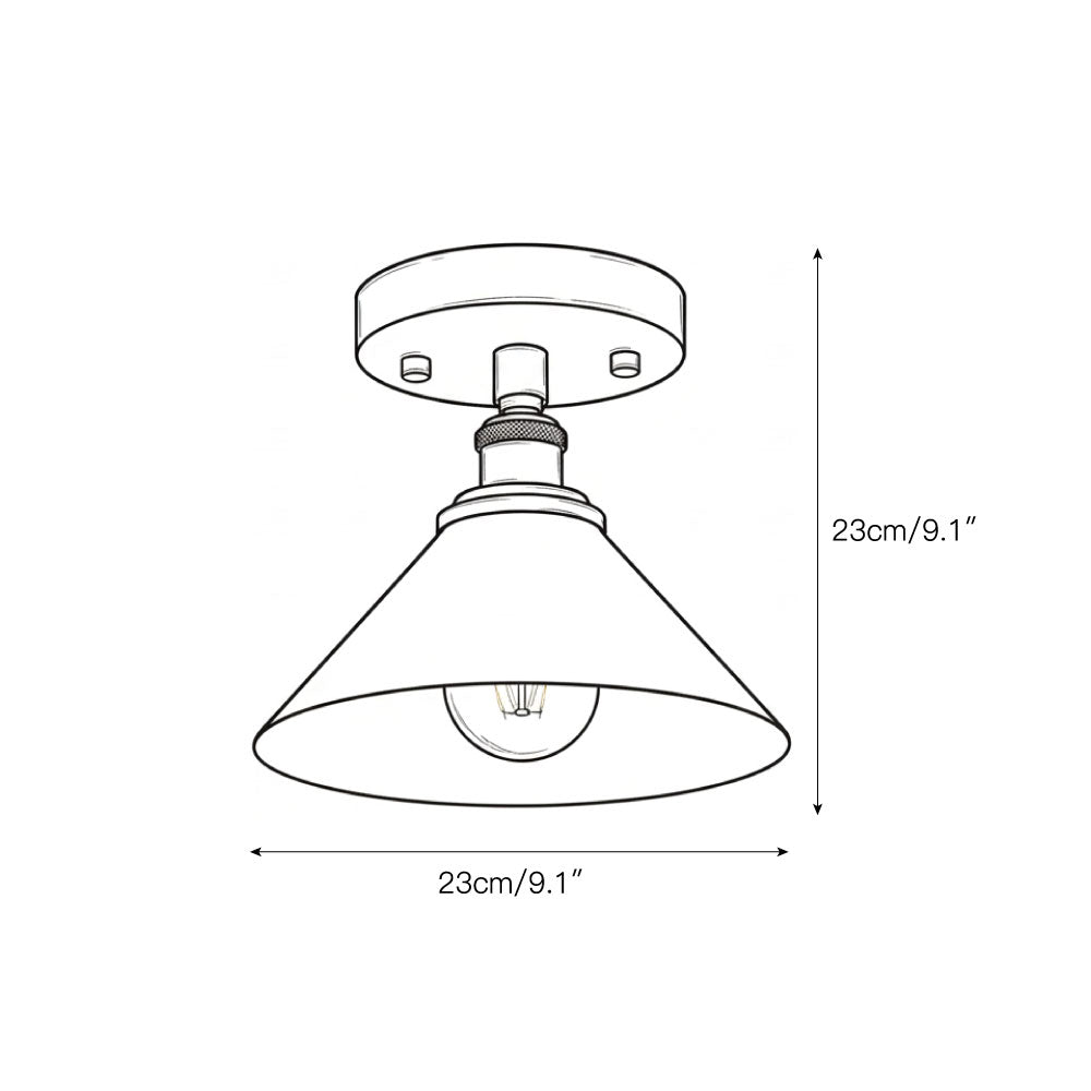 Aureleon messing minimalistisch plafondlamp