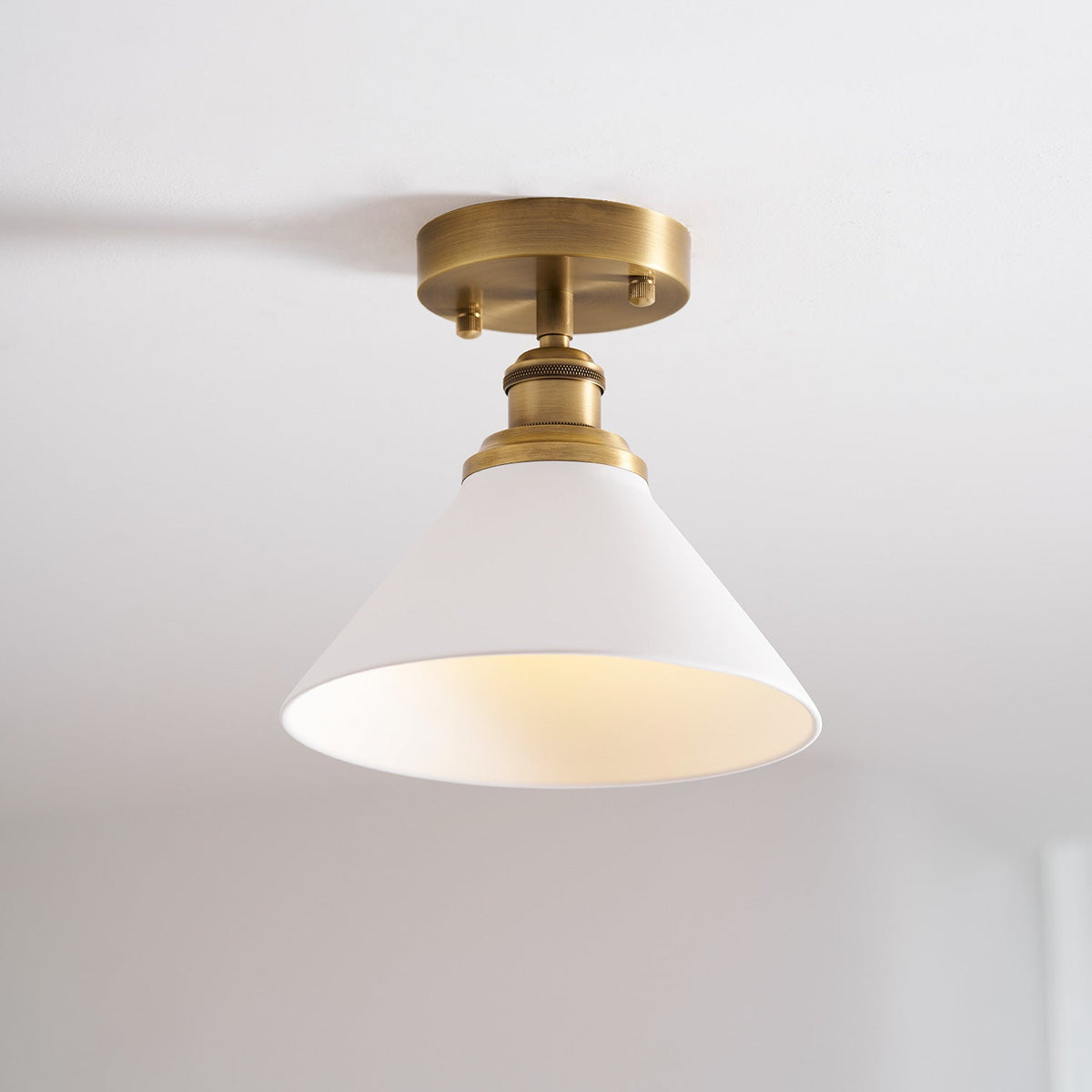 Aureleon messing minimalistisch plafondlamp