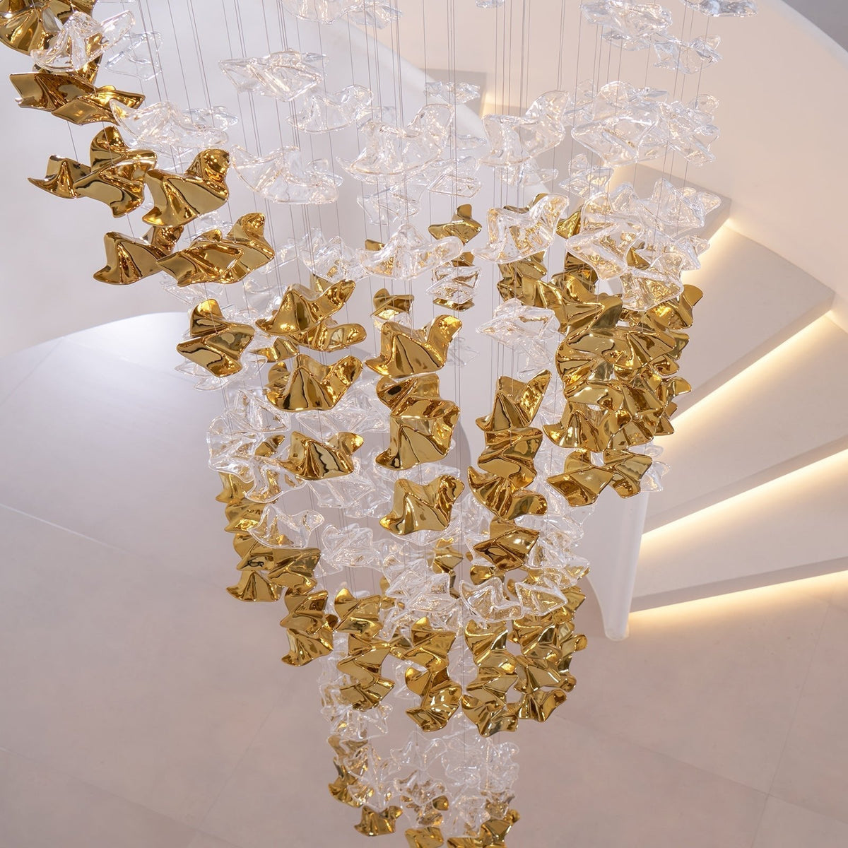 Velaise luxe Tidal Art glas hanglamp