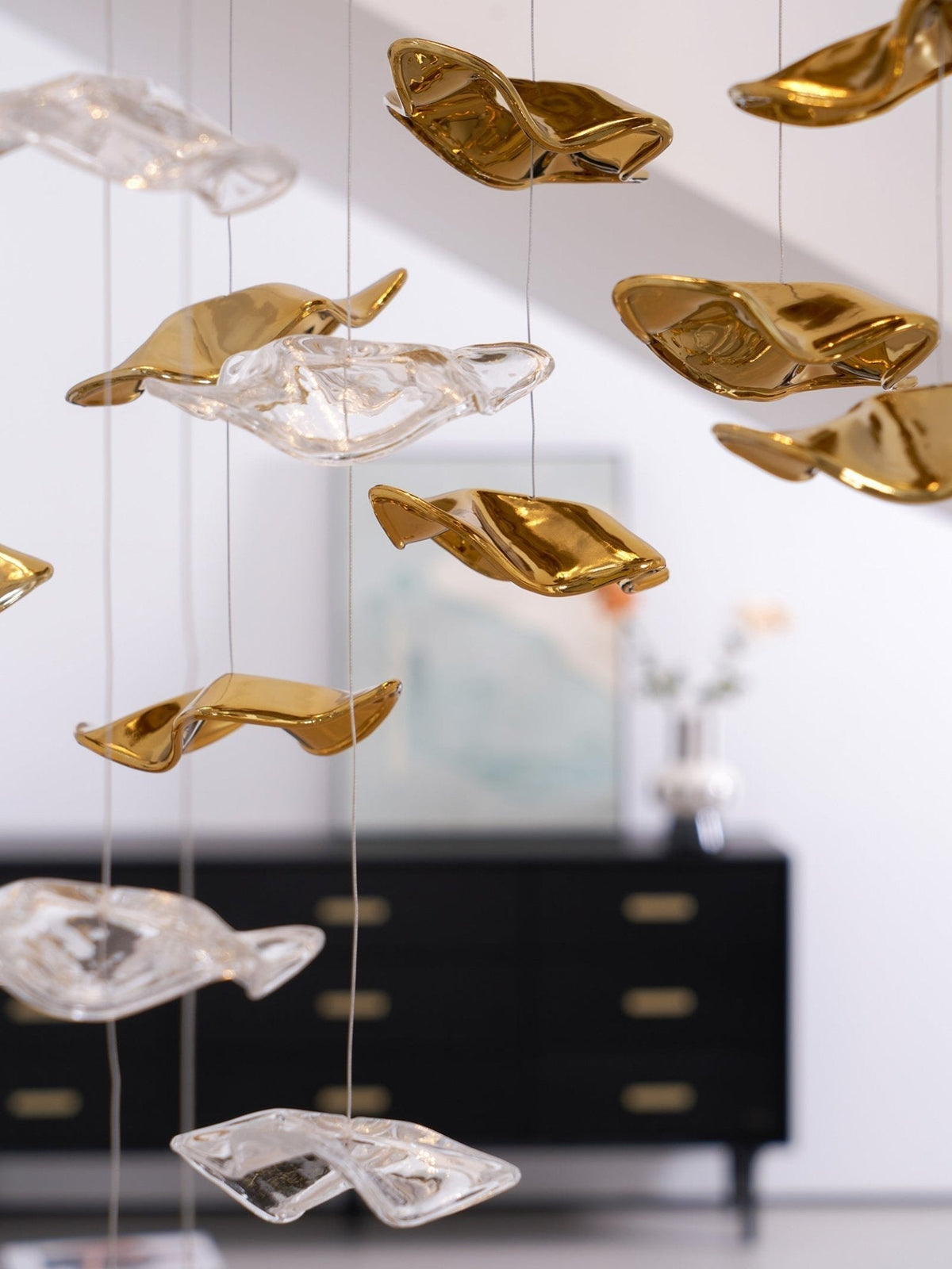 Velaise luxe Tidal Art glas hanglamp