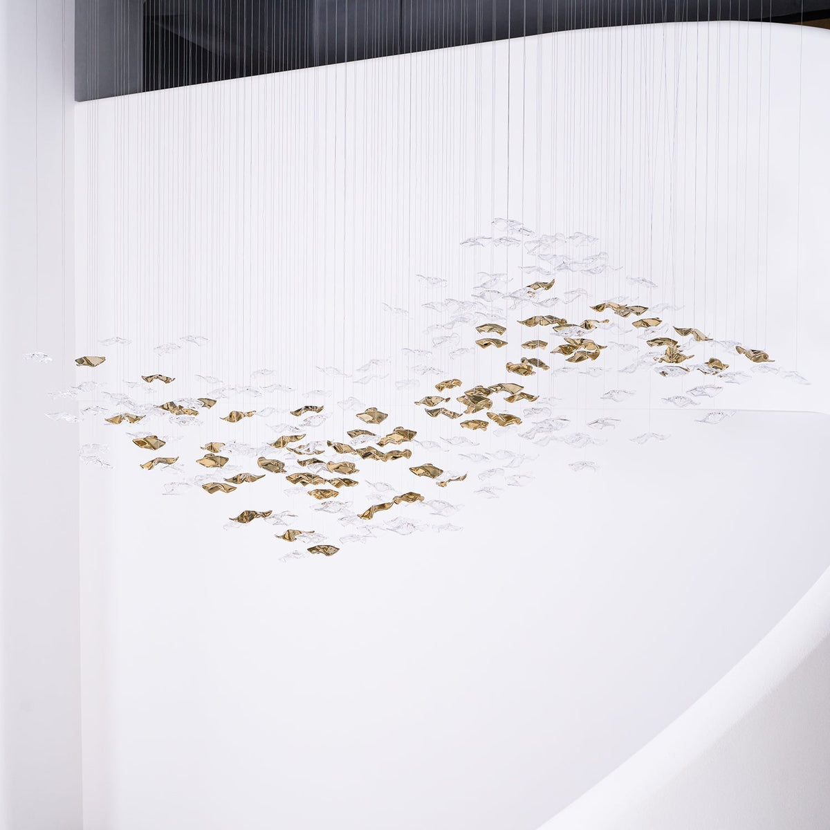 Velaise luxe Tidal Art glas hanglamp
