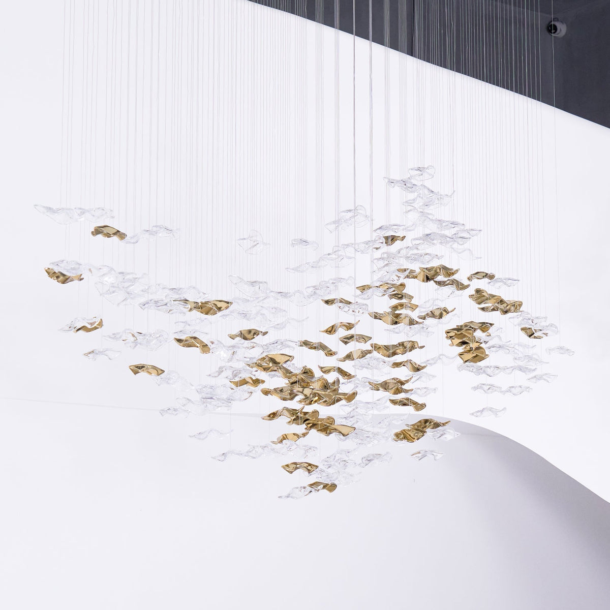 Velaise luxe Tidal Art glas hanglamp