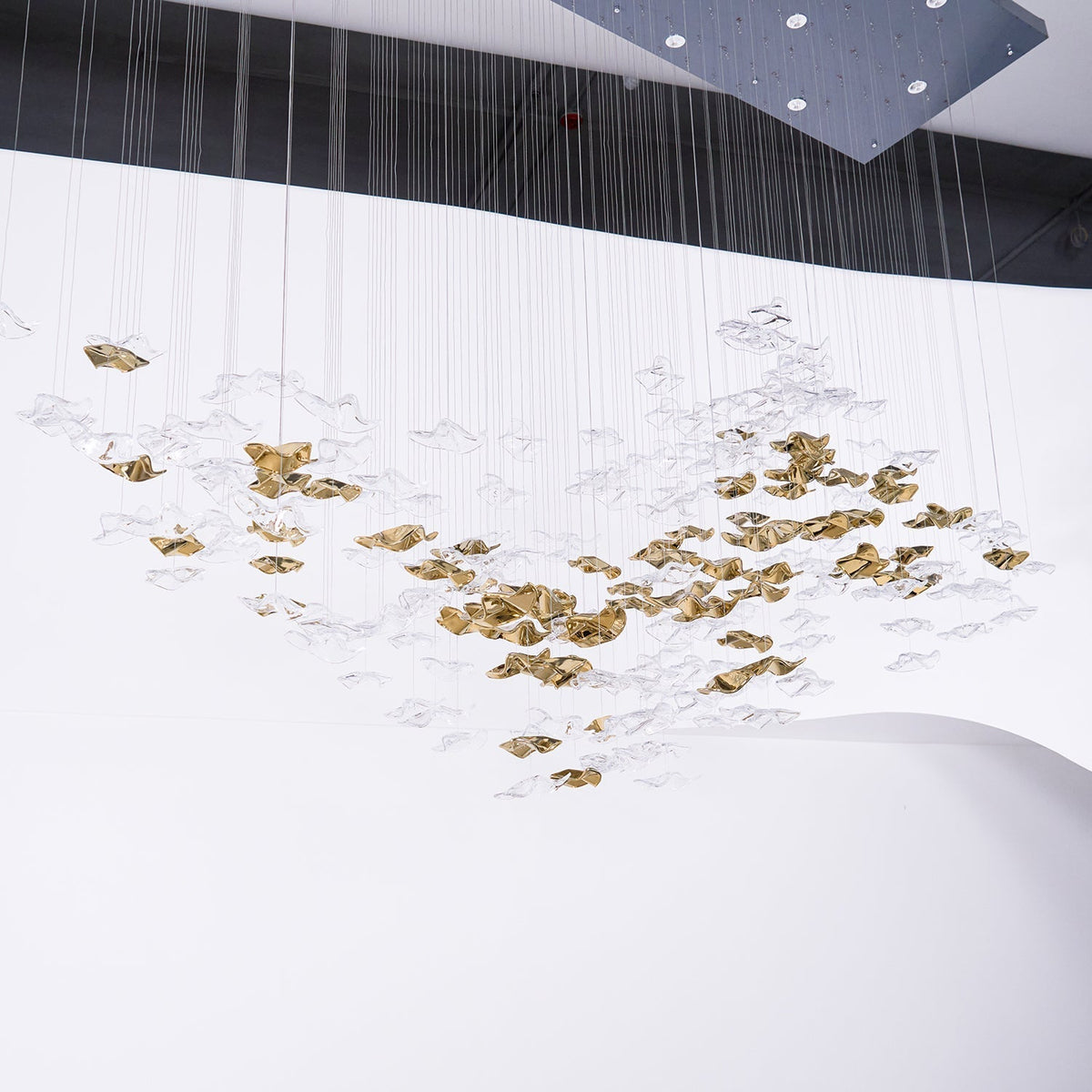 Velaise luxe Tidal Art glas hanglamp