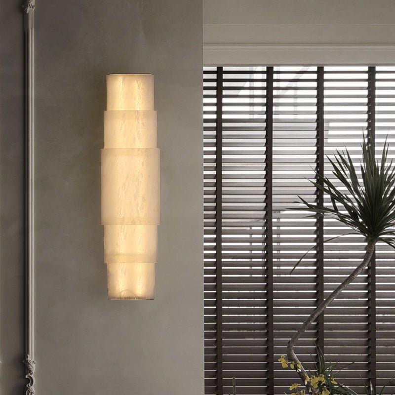 Dornette gelaagde albasten wandlamp