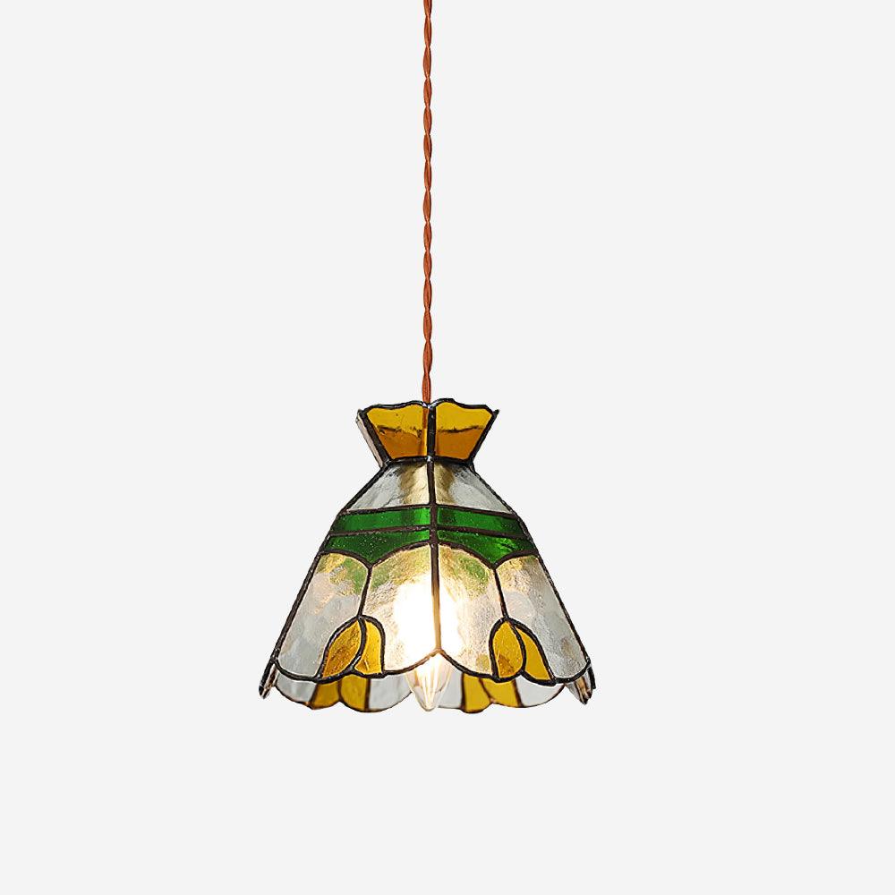 Coriva hanglamp met rookglas in mid-century stijl