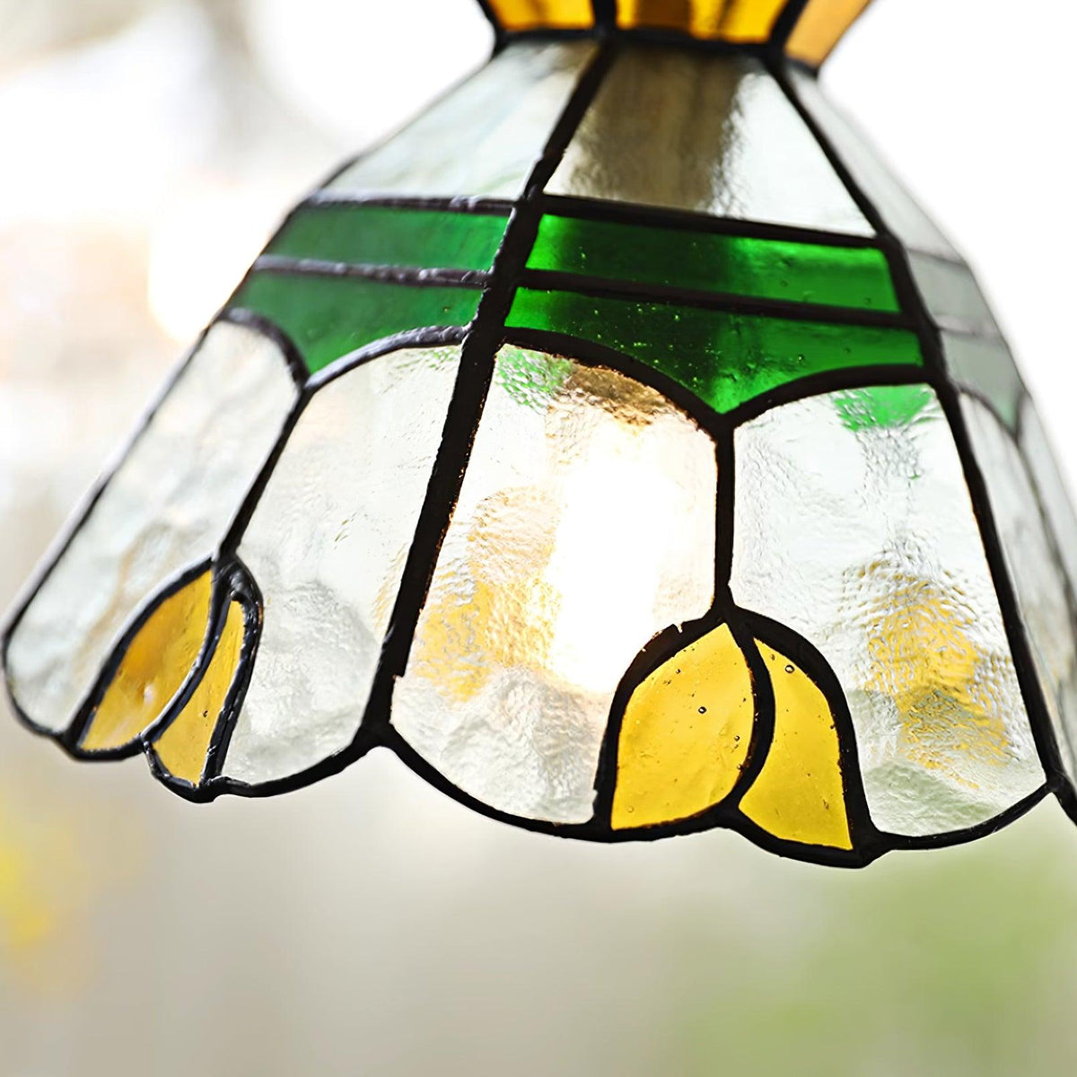Coriva hanglamp met rookglas in mid-century stijl