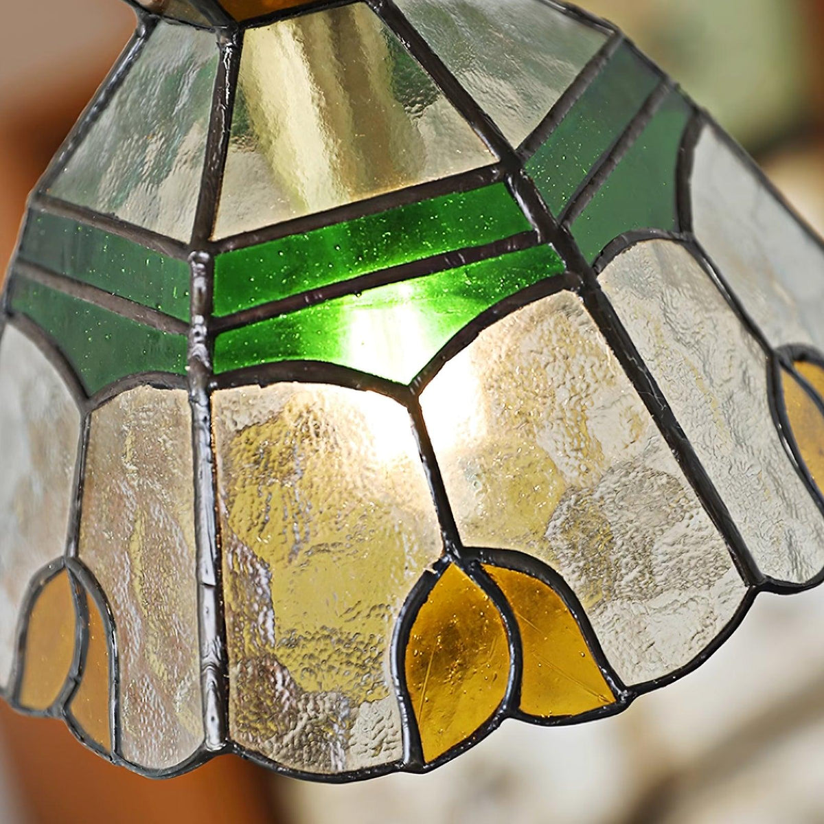 Coriva hanglamp met rookglas in mid-century stijl