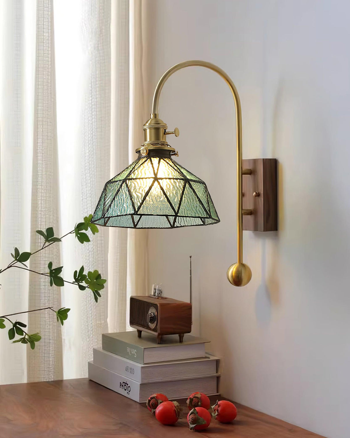 Vorelle Vintage verkleurde wandlamp