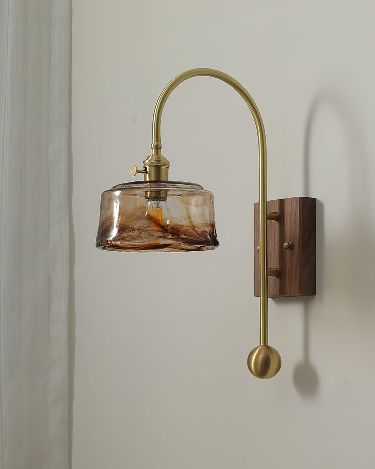 Vorelle Vintage verkleurde wandlamp