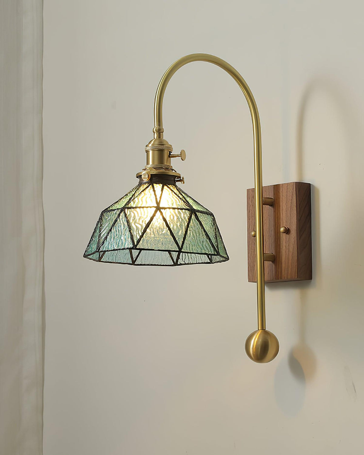 Vorelle Vintage verkleurde wandlamp