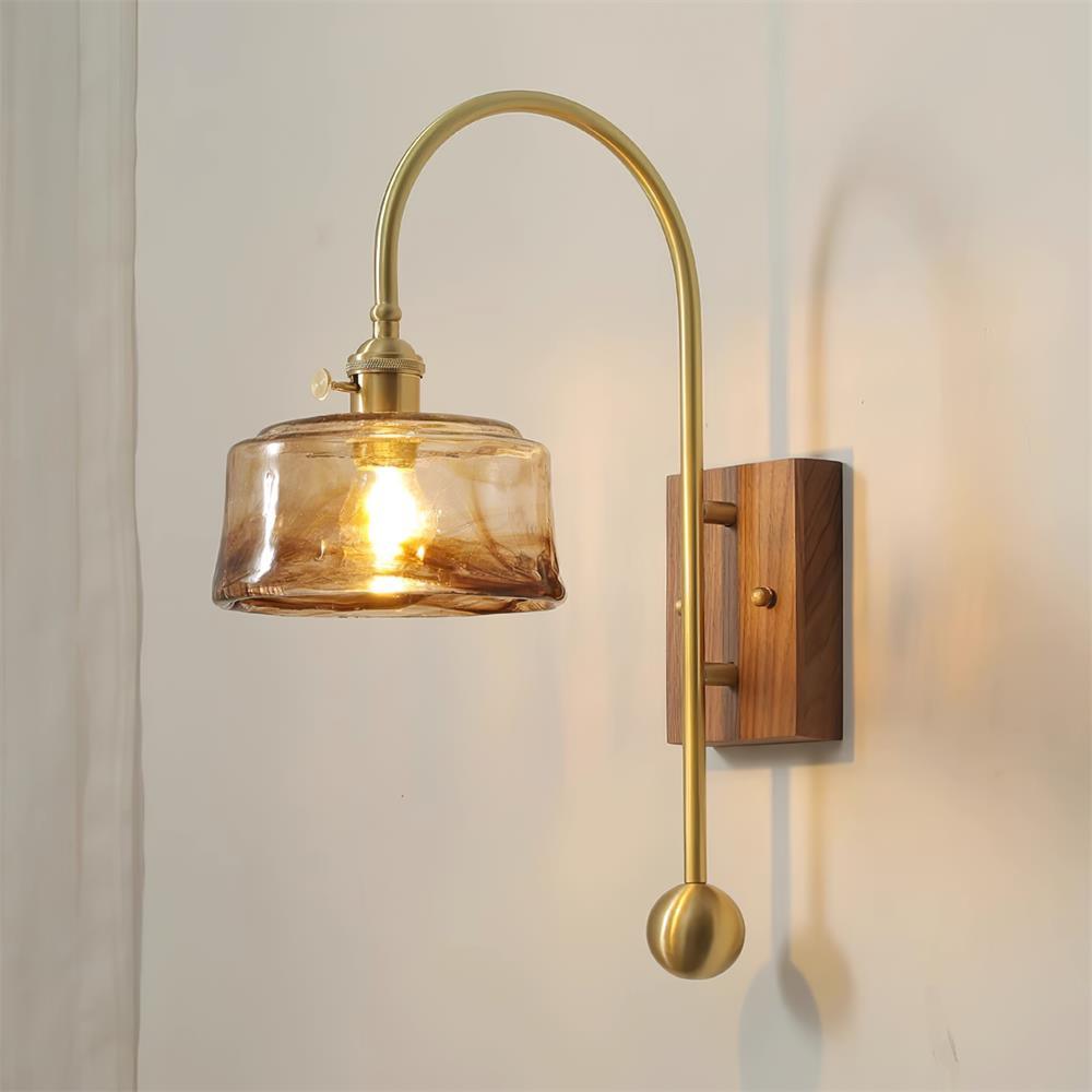 Vorelle Vintage verkleurde wandlamp