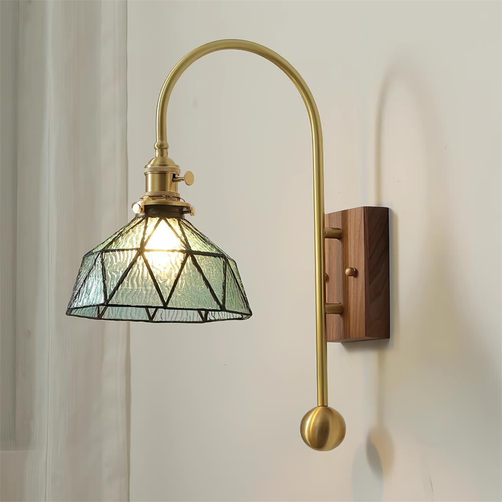 Vorelle Vintage verkleurde wandlamp