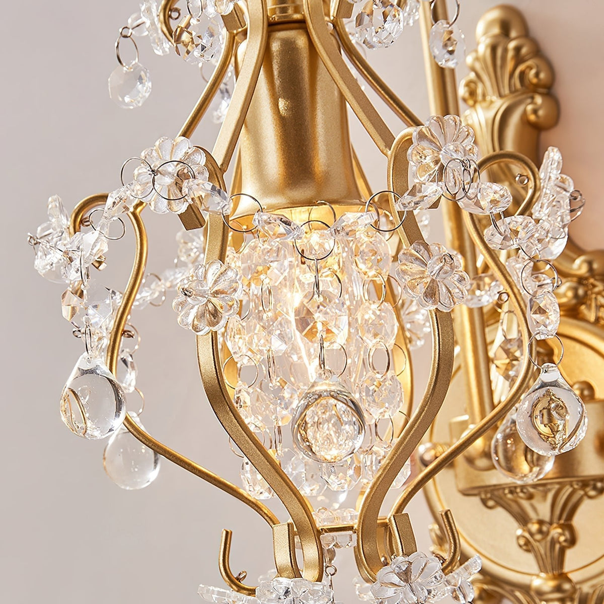 Elyenelia Postmodern Luxe Kristallen wandlamp