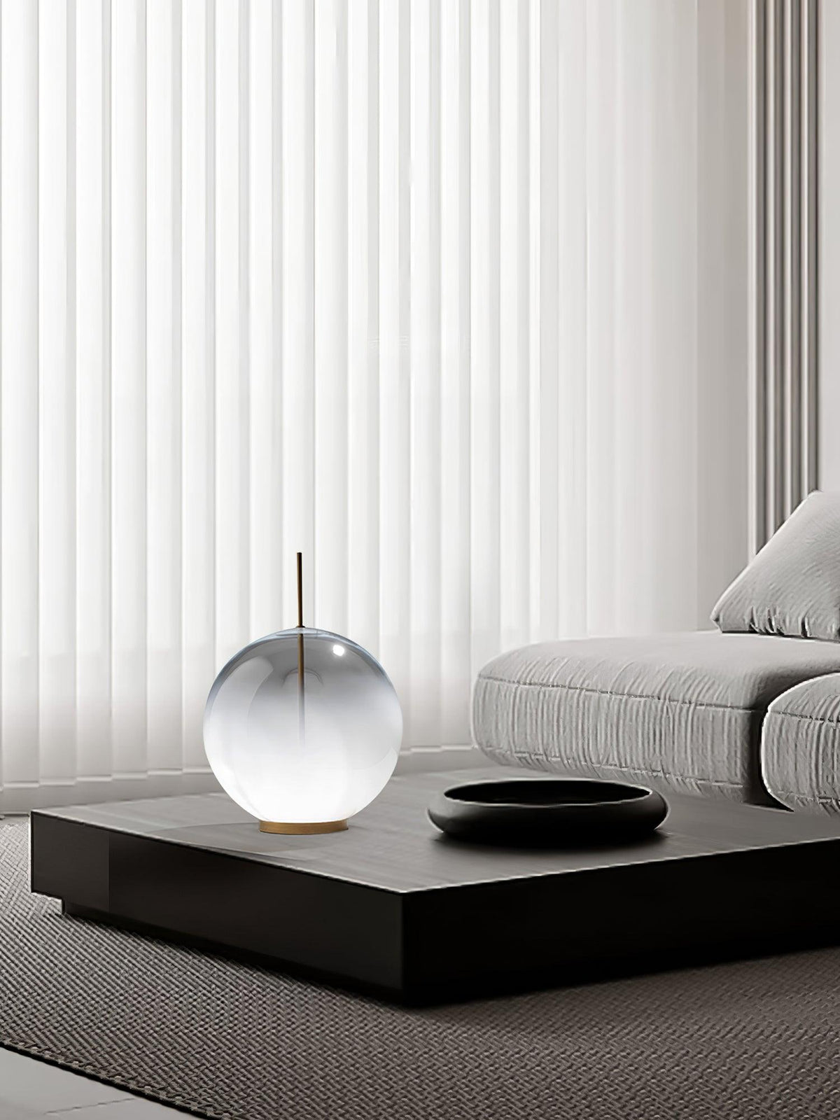 Eurrael Moderne tafellamp van glas