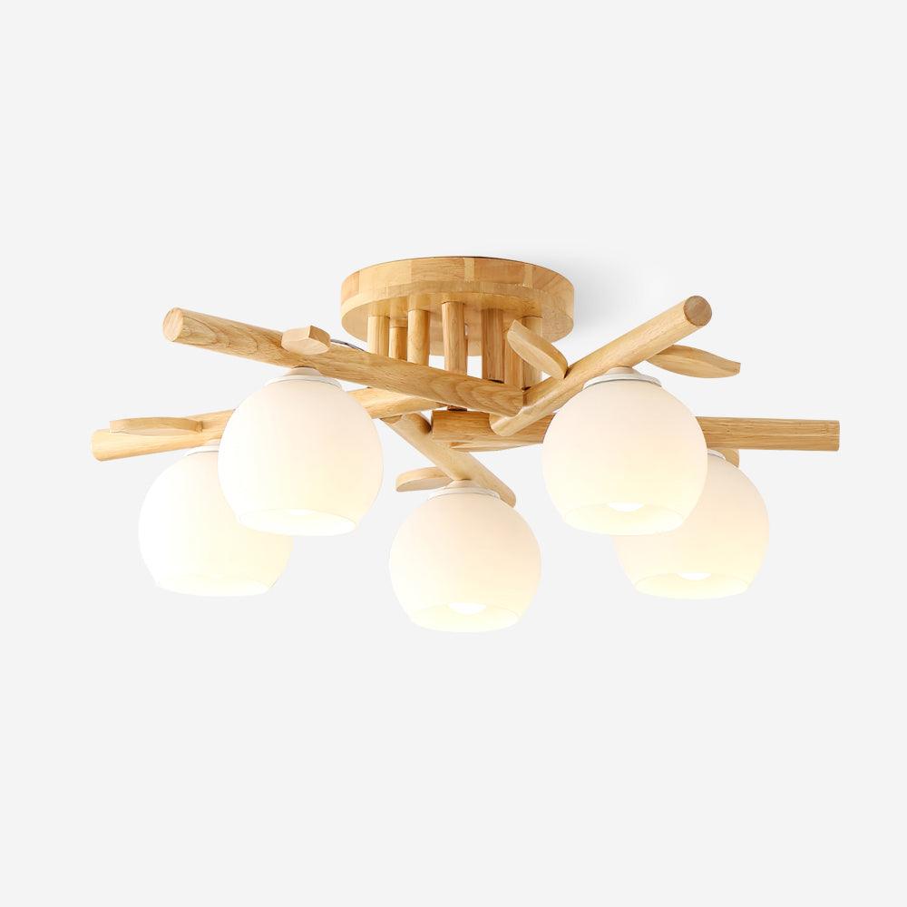 Willow hout minimalistisch plafondlamp