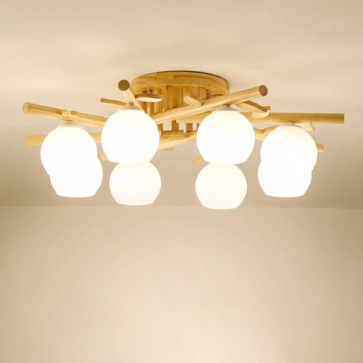 Willow hout minimalistisch plafondlamp