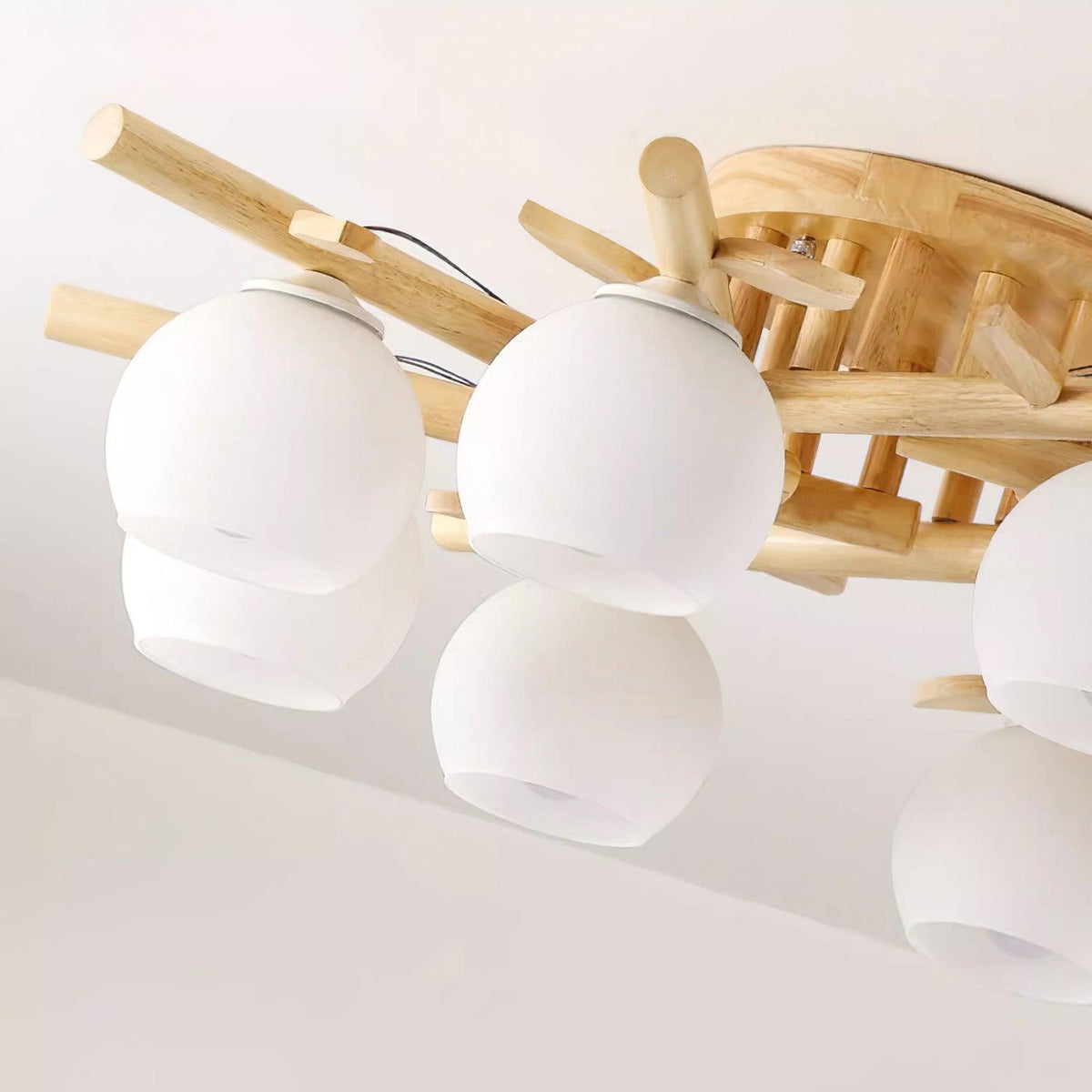 Willow hout minimalistisch plafondlamp