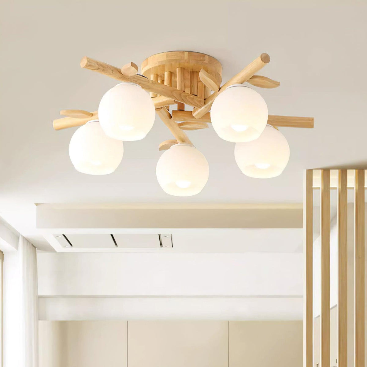 Willow hout minimalistisch plafondlamp