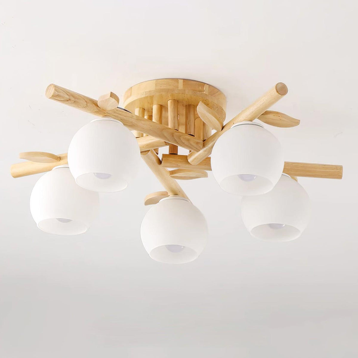 Willow hout minimalistisch plafondlamp