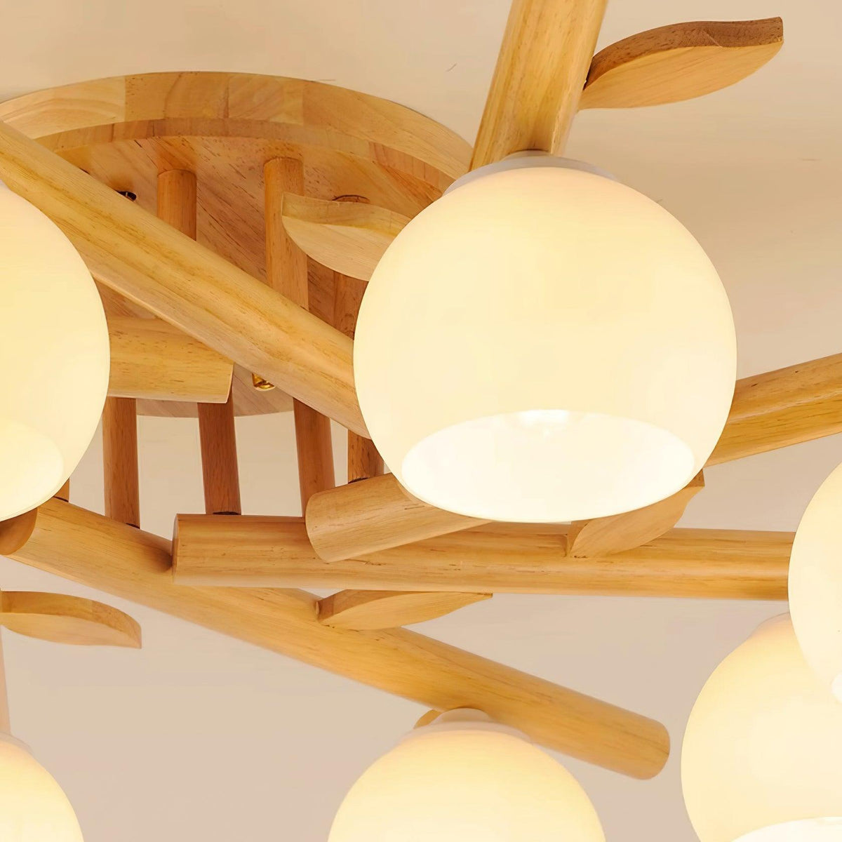 Willow hout minimalistisch plafondlamp