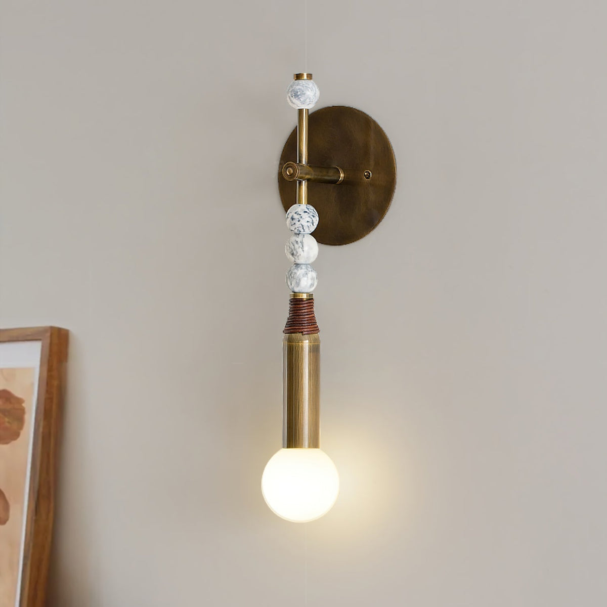 Mariselia Moderne minimalistische marmeren wandlamp