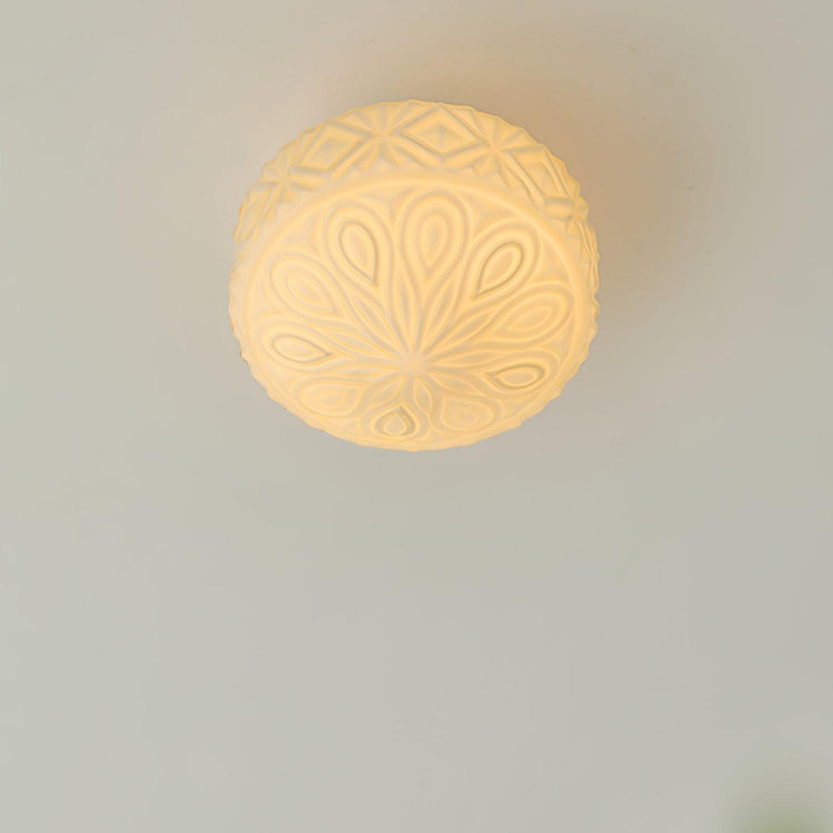 Evale vlakke plafondlamp