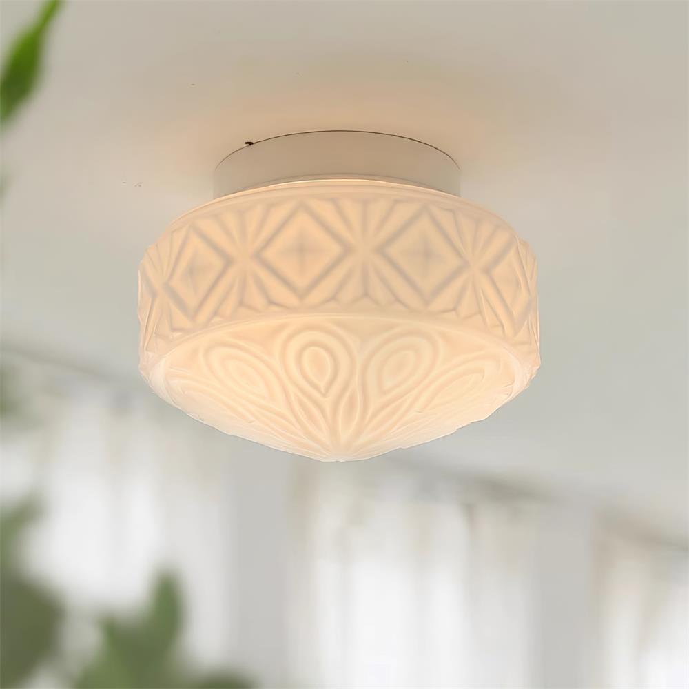 Evale vlakke plafondlamp