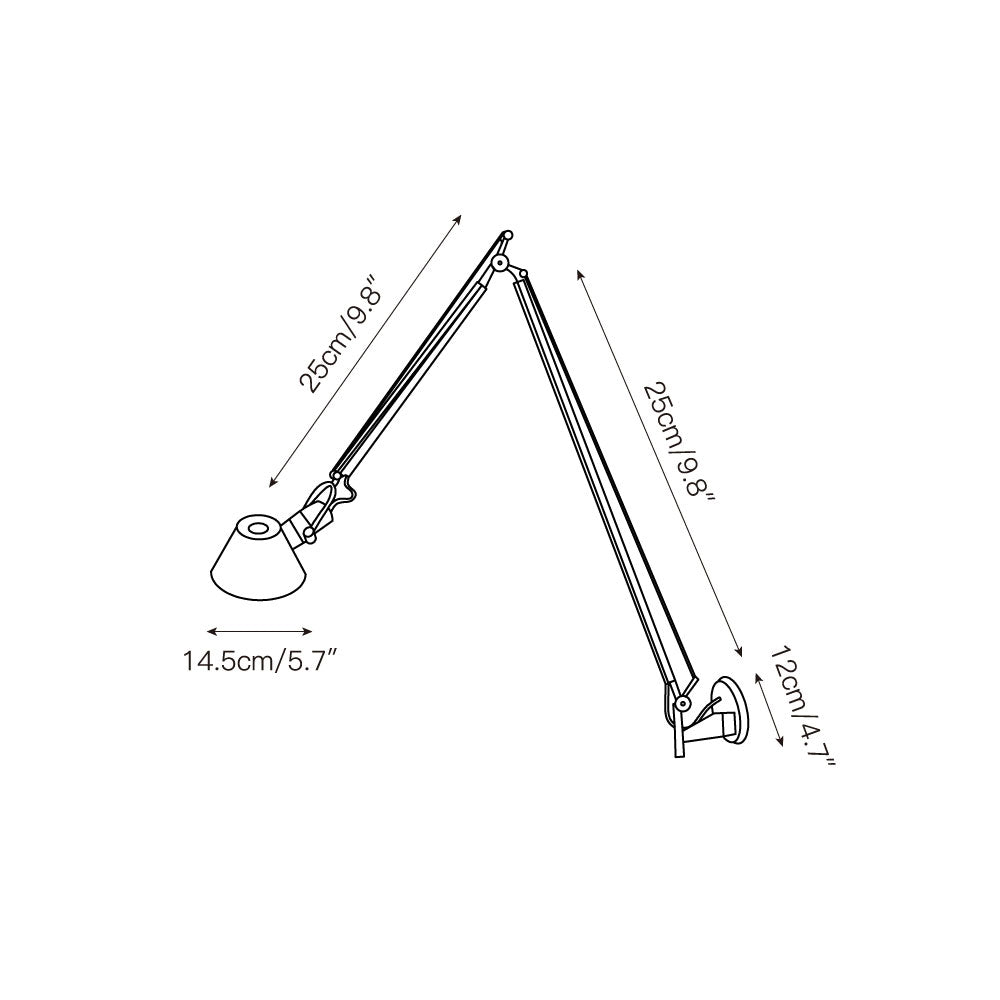 Elaoine Arm wandlamp
