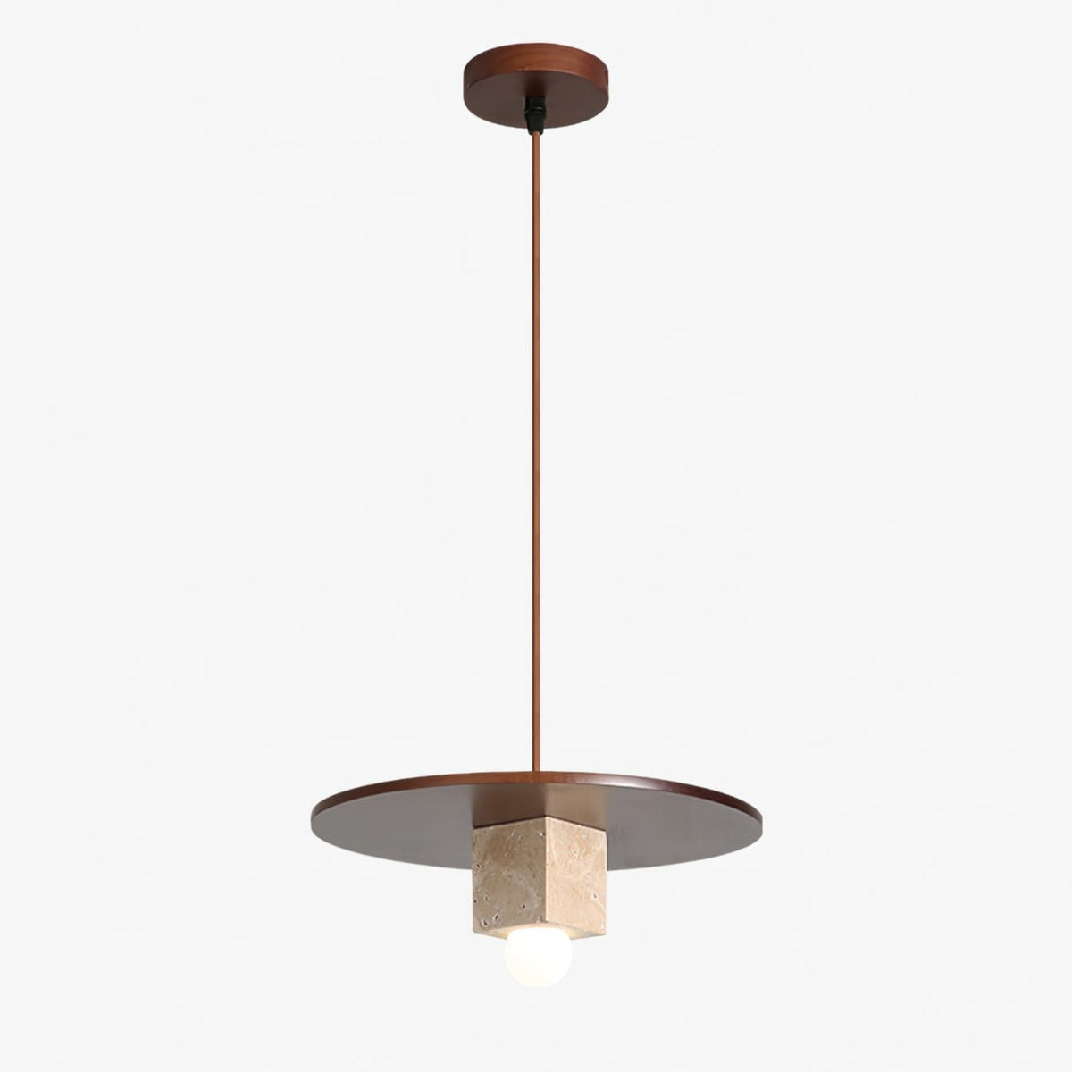 Sarix Geometrisch Travertin Hanglamp