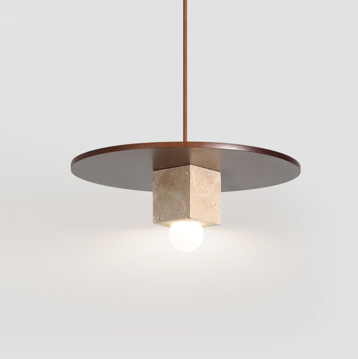 Sarix Geometrisch Travertin Hanglamp