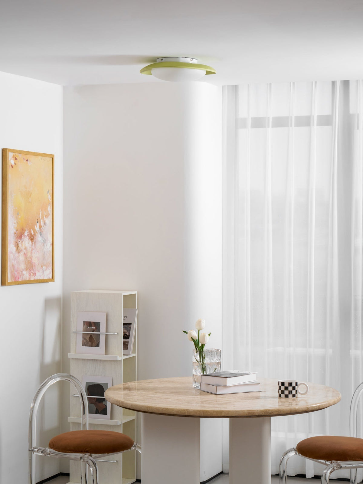 Poe hanglamp harsen ovaal zacht modern tijdloos