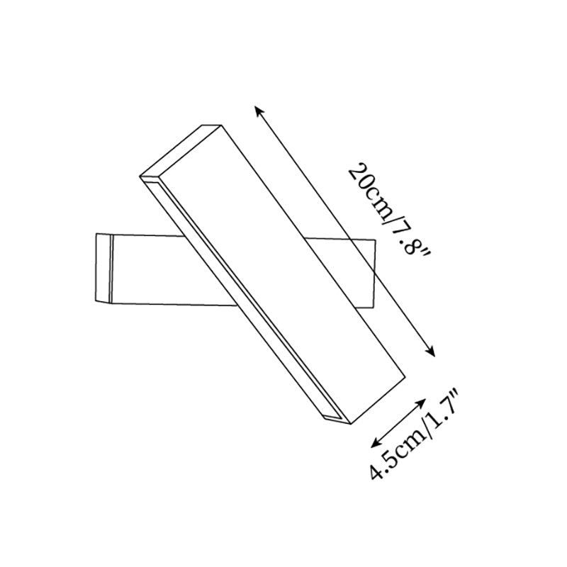 Novra travertin draaibare wandlamp