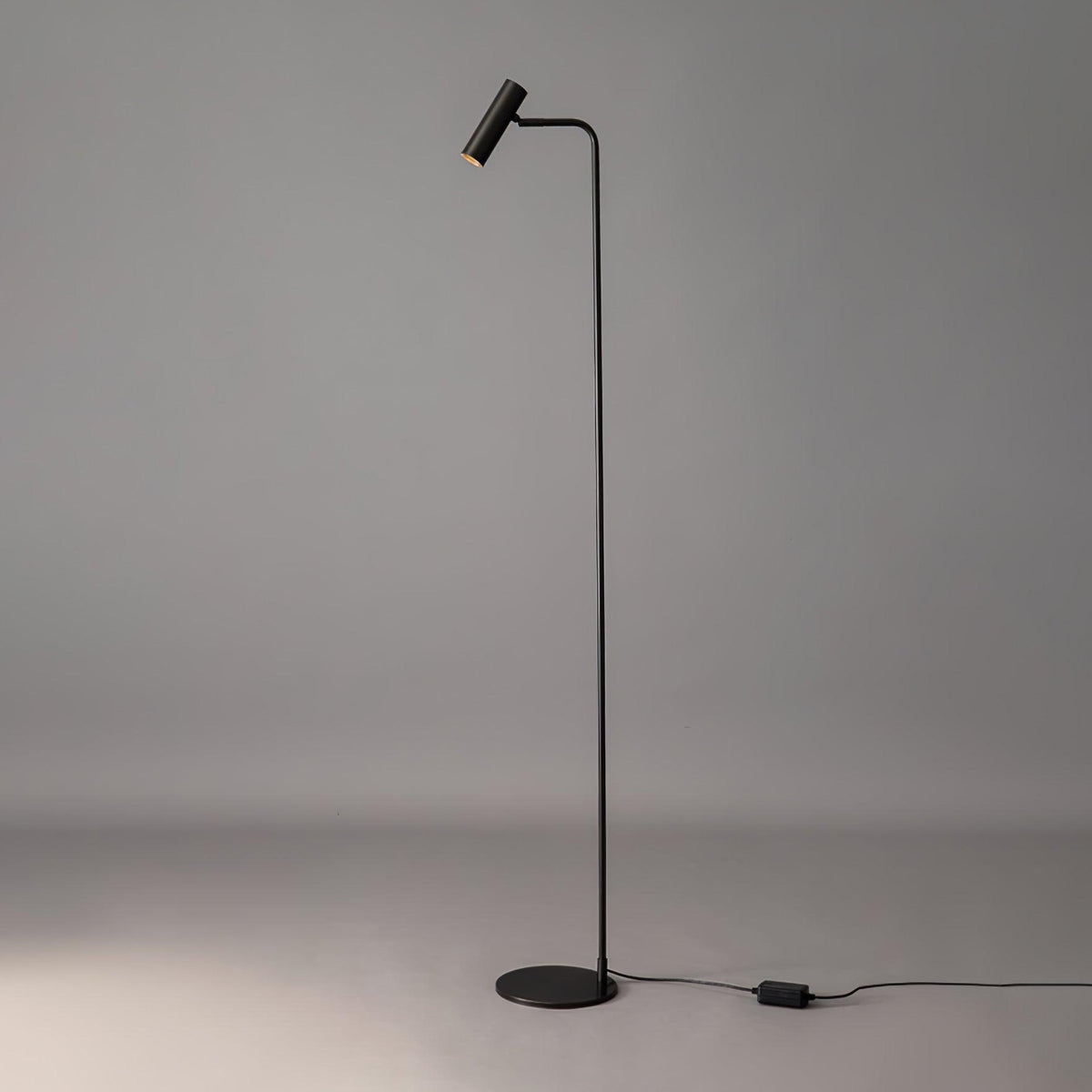 Nirixa messing industriële vloerlamp