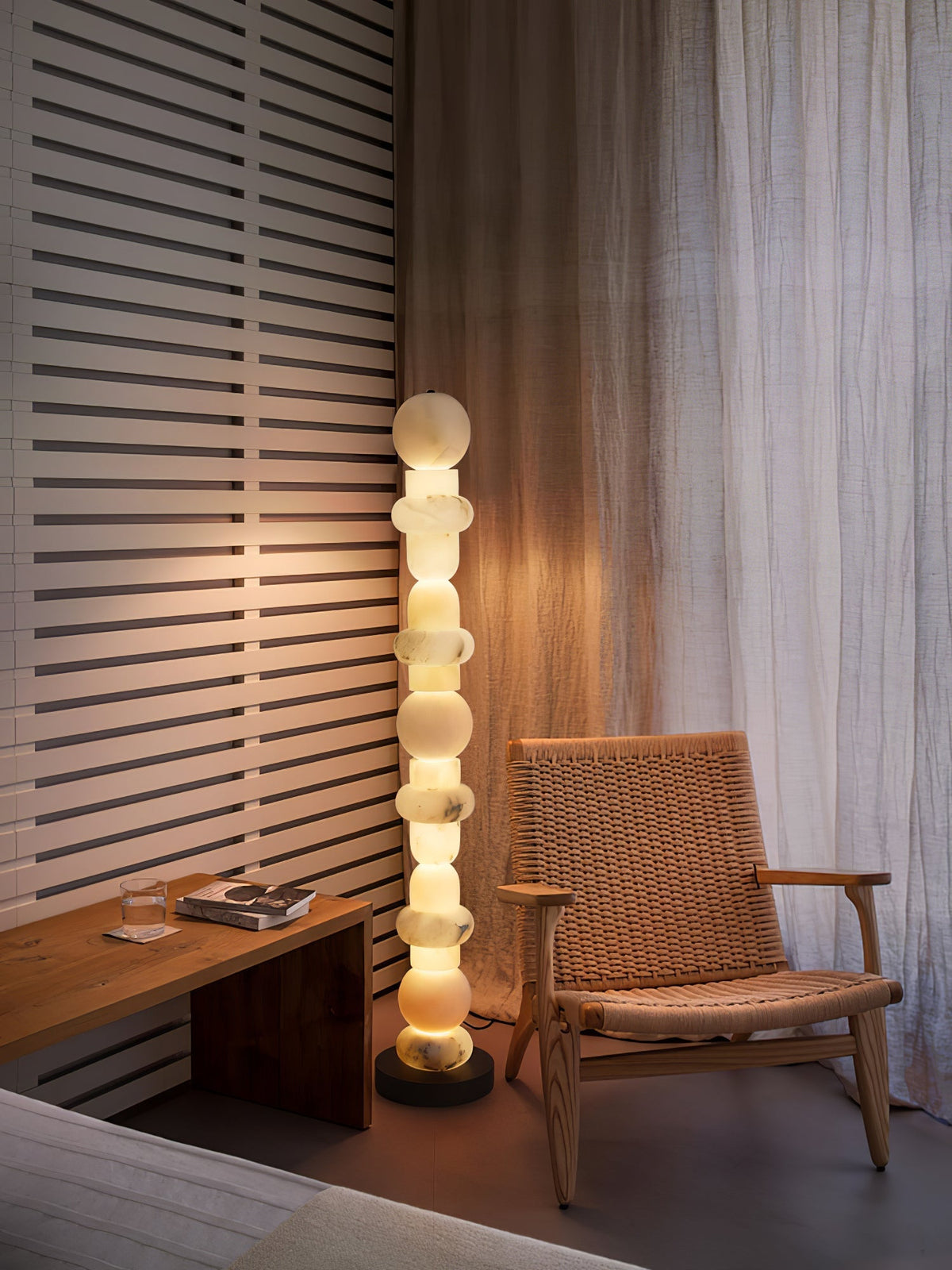 Nostix albasten vloerlamp
