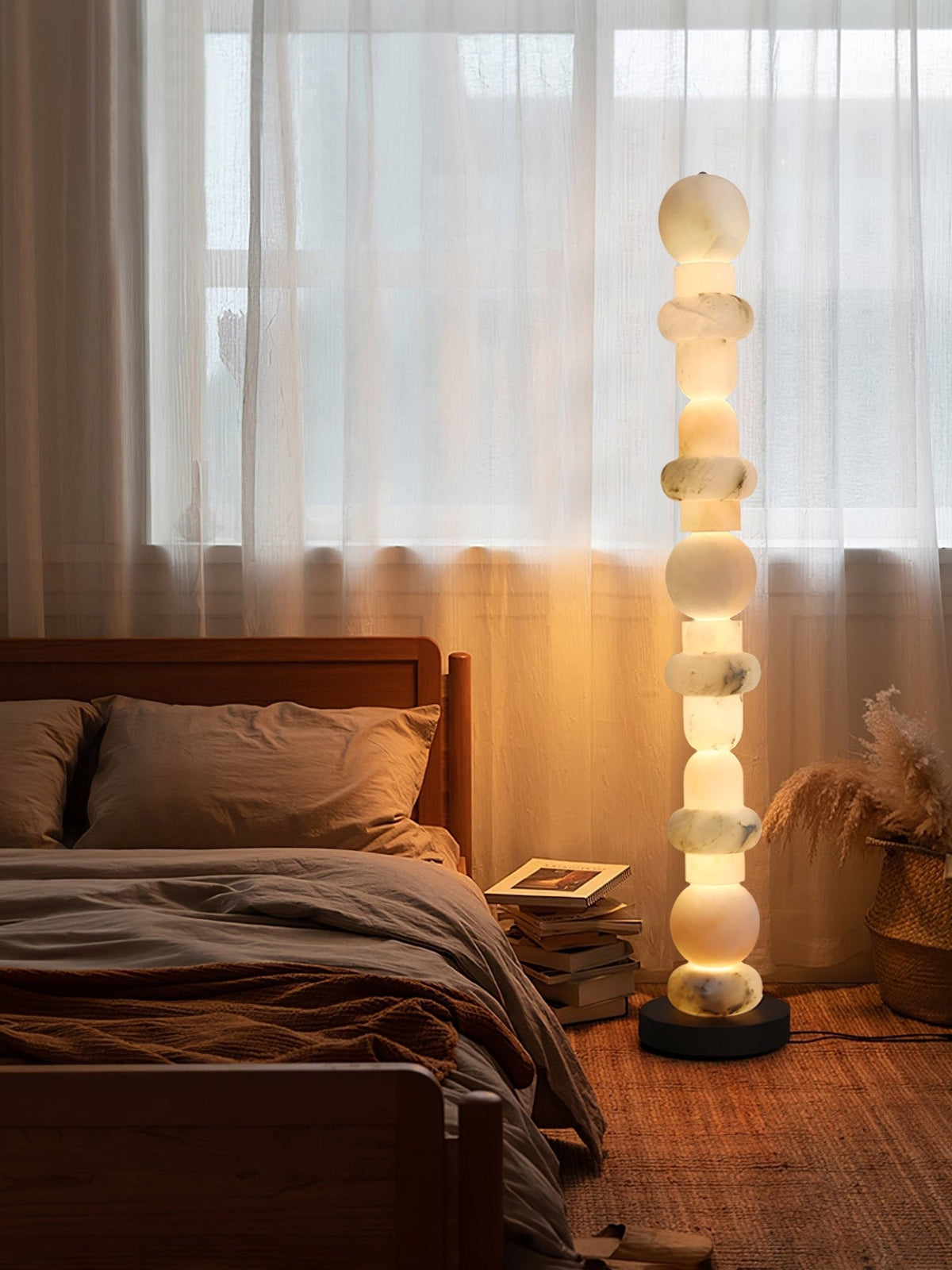 Nostix albasten vloerlamp