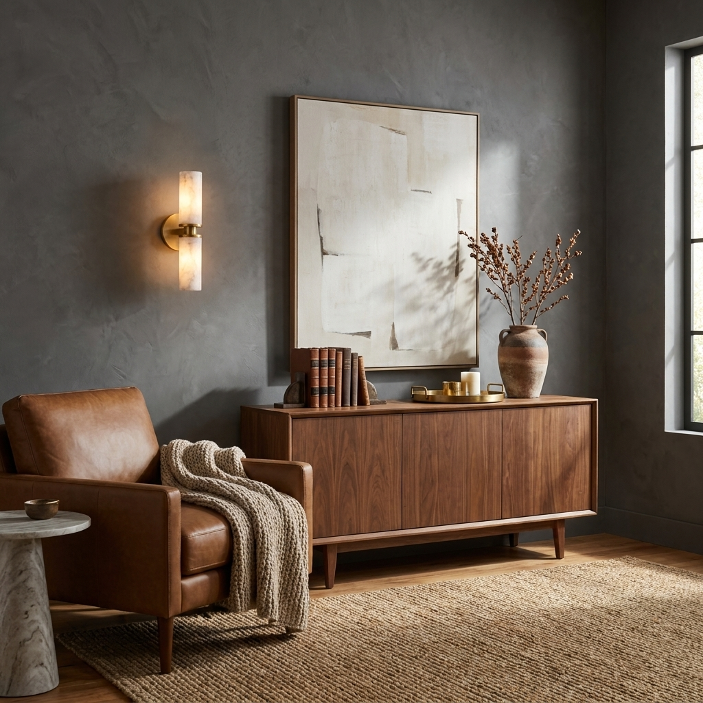 Everstone Albasten wandlamp