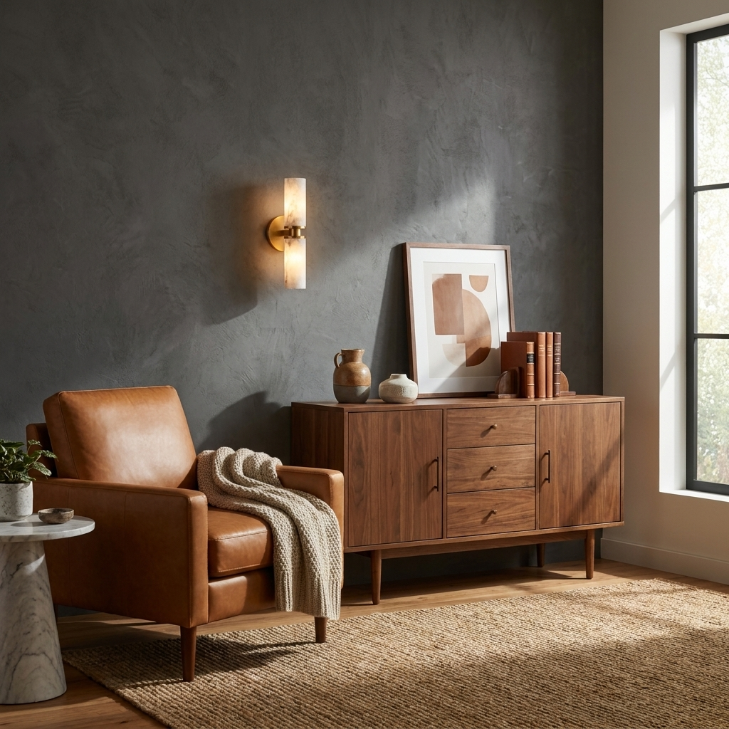 Everstone Albasten wandlamp