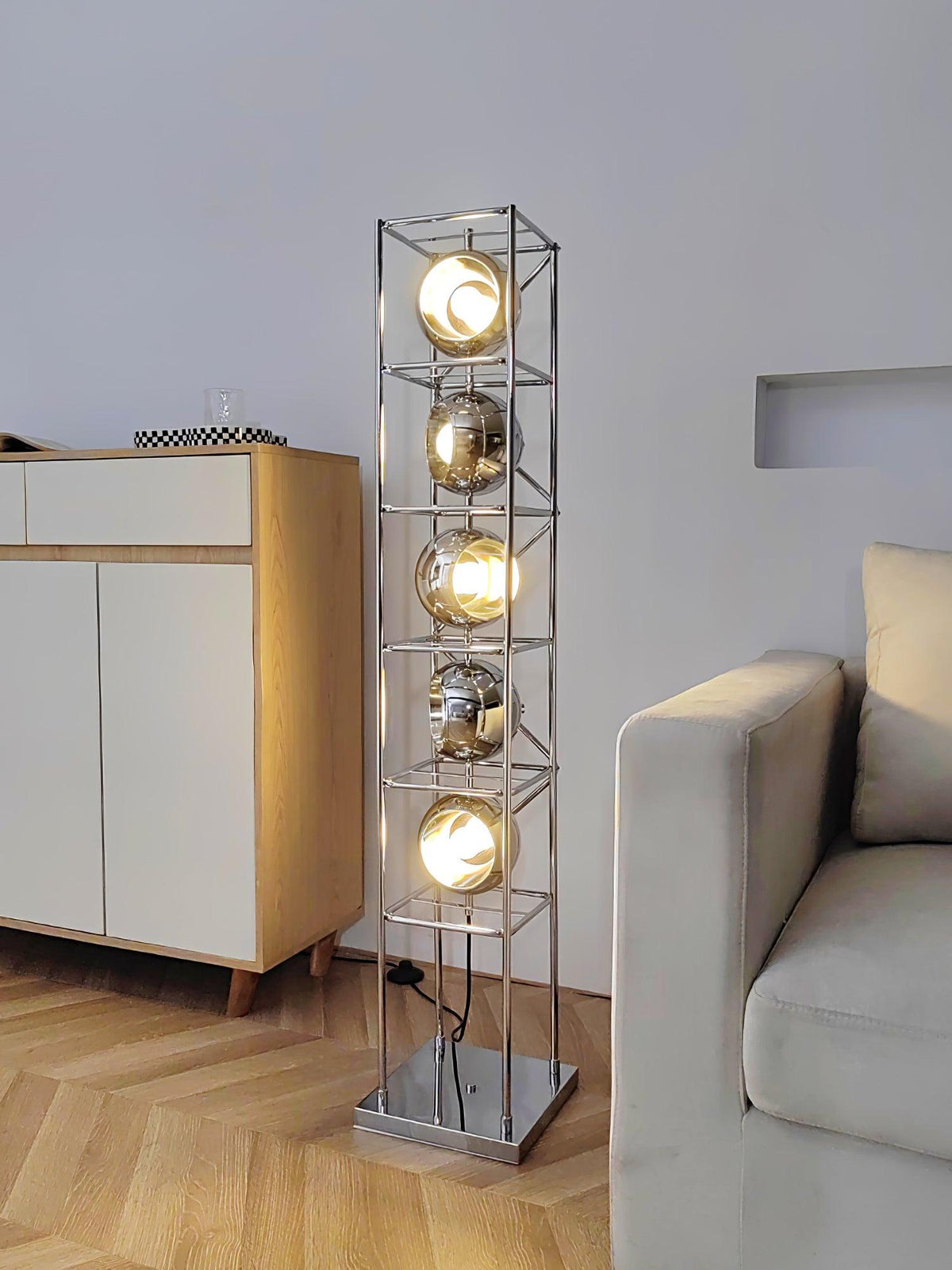Halvor industriële vloerlamp