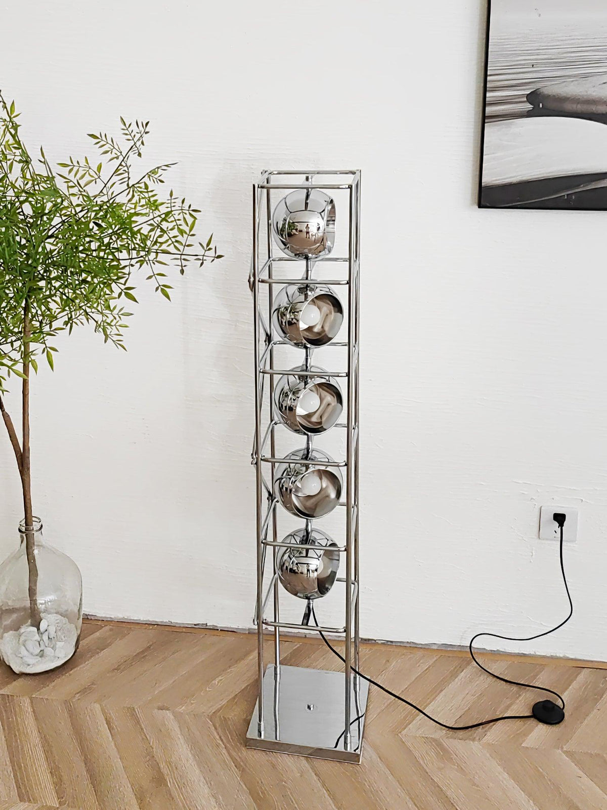 Halvor industriële vloerlamp