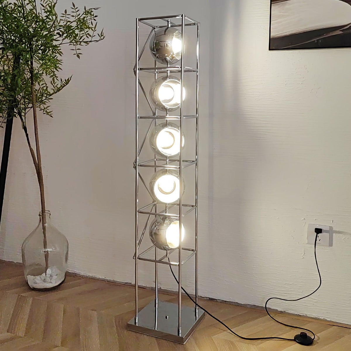 Halvor industriële vloerlamp