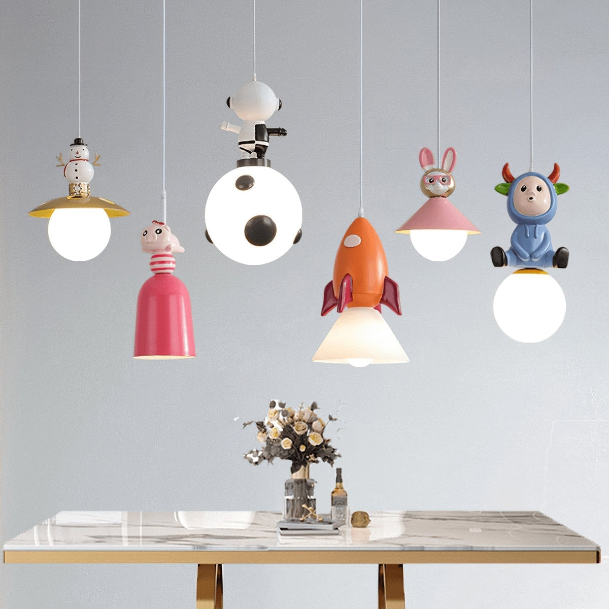 Viroxen hars whimsical hanglamp