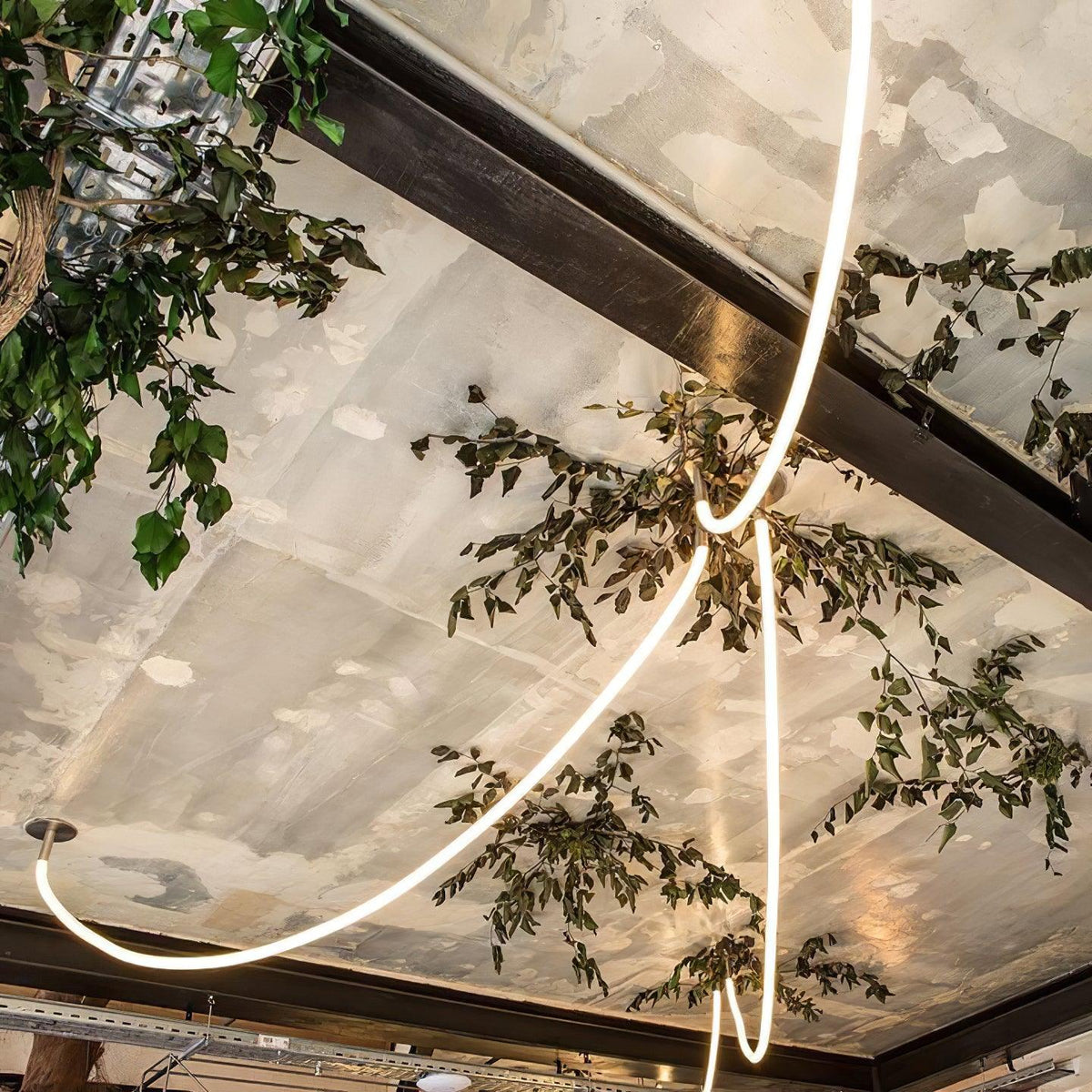 Fenris Hanglamp Flexibele boog Siliconen Messing