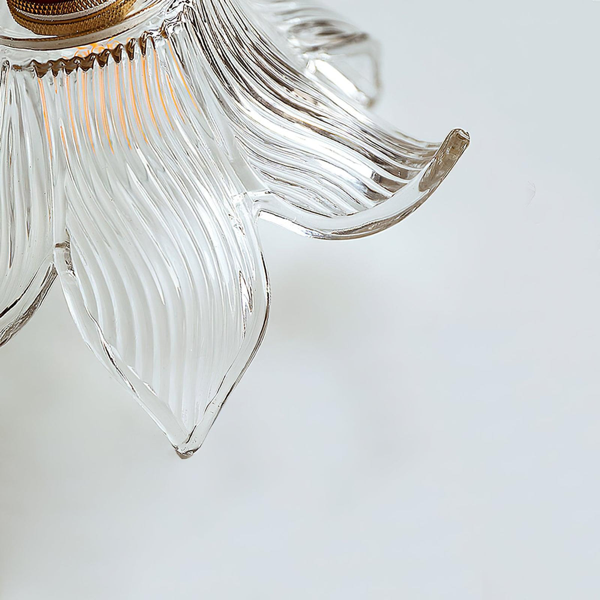 Aell hanglamp van messing en glas met glamoureus-ontwerp