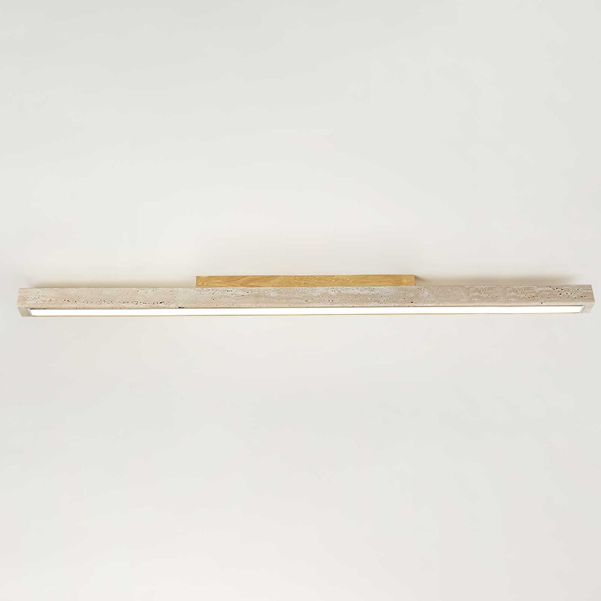 Valinian Minimalistische plafondlamp van travertin