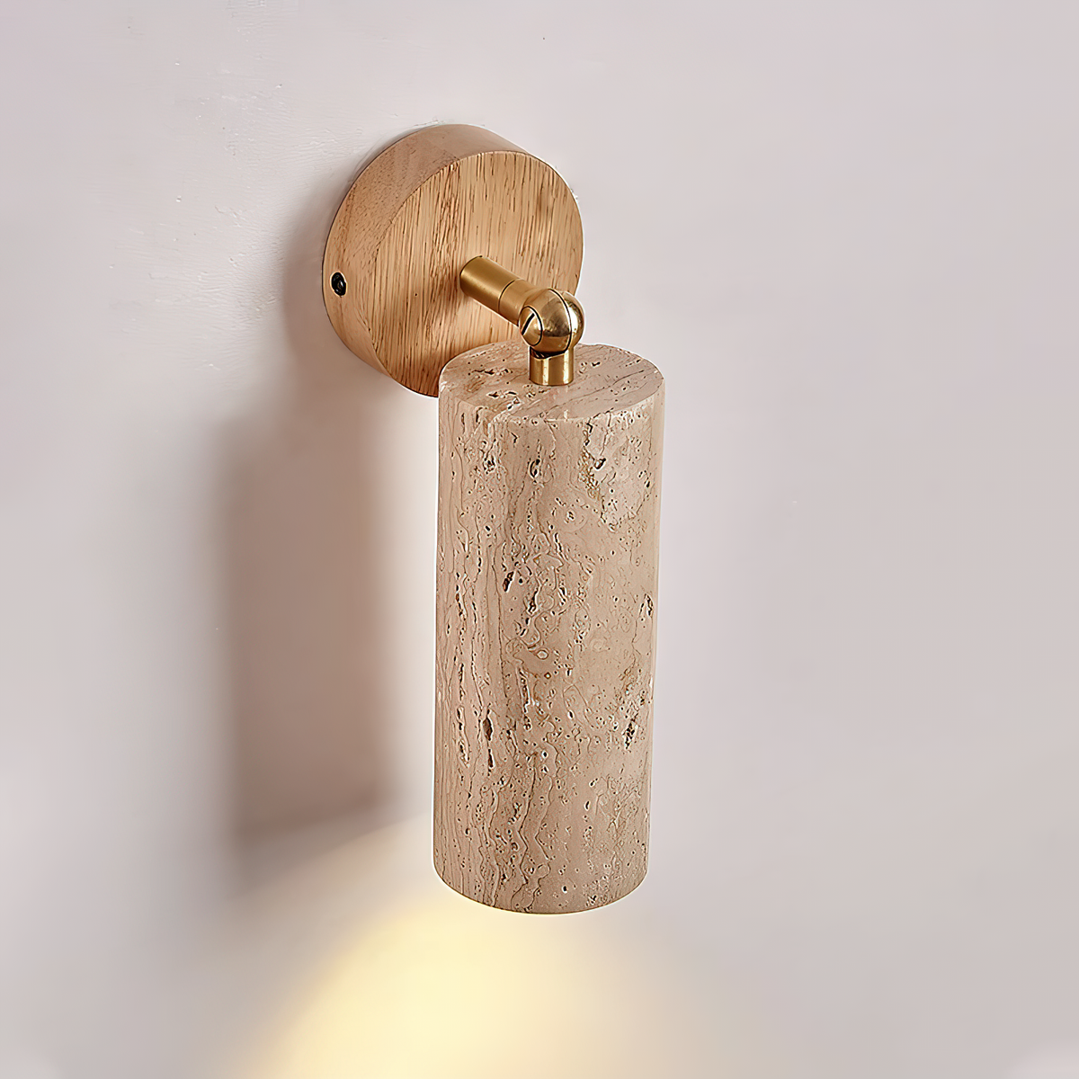 Seralella travertin wandlamp