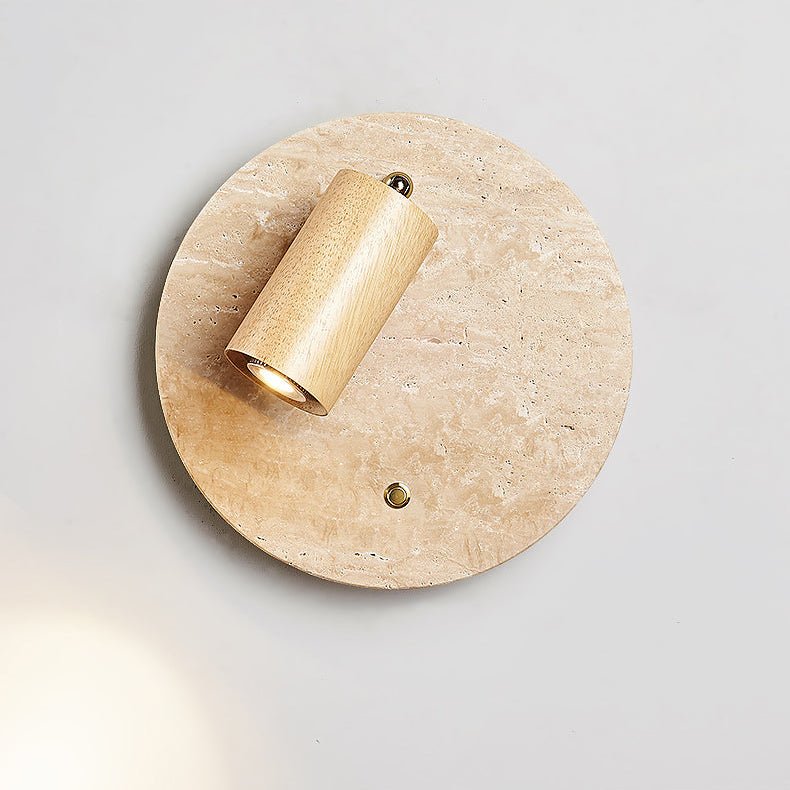 Vantorel travertin Spot wandlamp